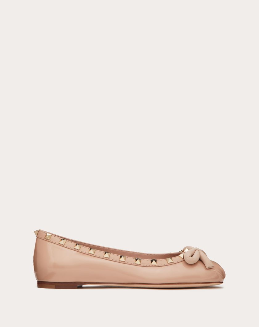 ROCKSTUD PATENT LEATHER BALLERINA - Image 6